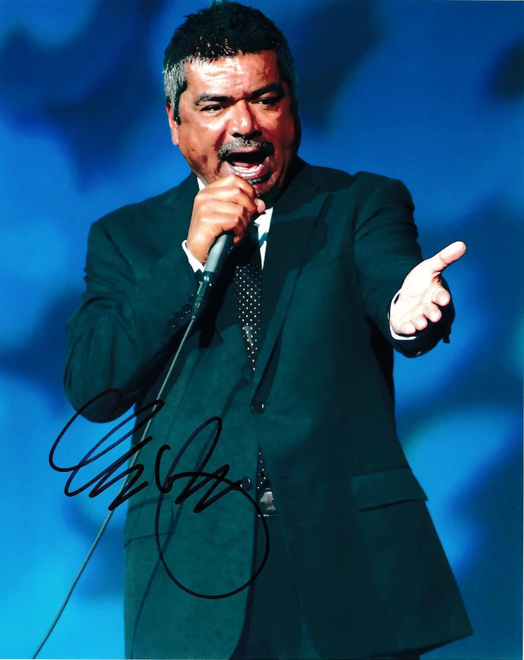 George Lopez autographed standup comedy 8x10 photo - AutographsForSale.com