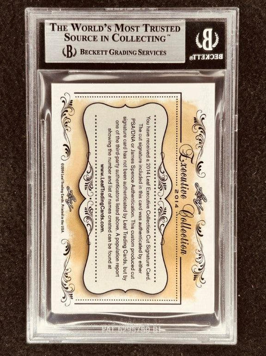 Lou Groza 2014 Leaf Masterpiece Cut Signature certified autograph card 1/1 JSA Cleveland Browns - AutographsForSale.com