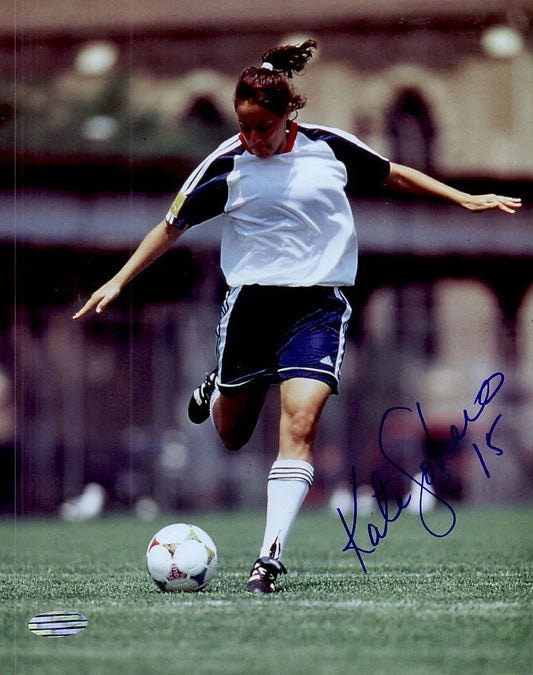 Kate (Sobrero) Markgraf signed 8x10 soccer photo (Steiner) - AutographsForSale.com