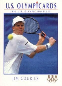 Jim Courier 1992 US Olympic Hopefuls tennis card - AutographsForSale.com