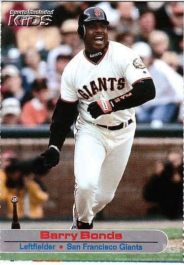 Barry Bonds San Francisco Giants 2001 Sports Illustrated for Kids card - AutographsForSale.com