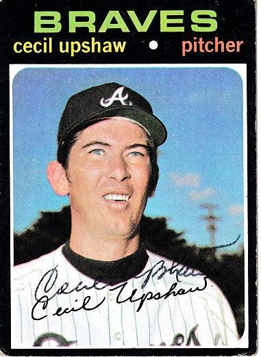 Cecil Upshaw autographed Atlanta Braves 1971 Topps card - AutographsForSale.com