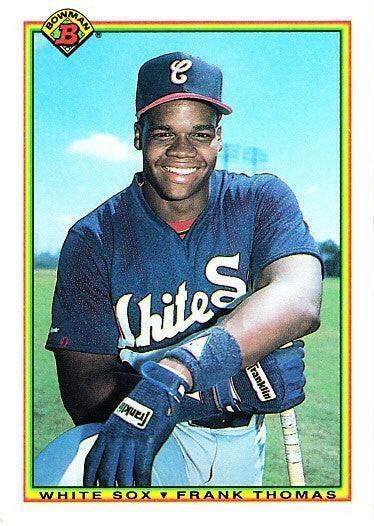 Frank Thomas Chicago White Sox 1990 Bowman and Score Rookie Card set - AutographsForSale.com