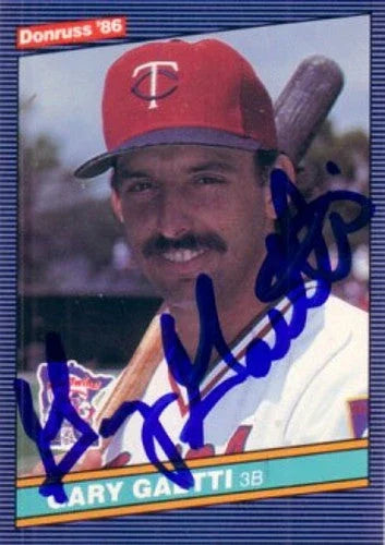 Gary Gaetti autographed Minnesota Twins 1986 Donruss card - AutographsForSale.com