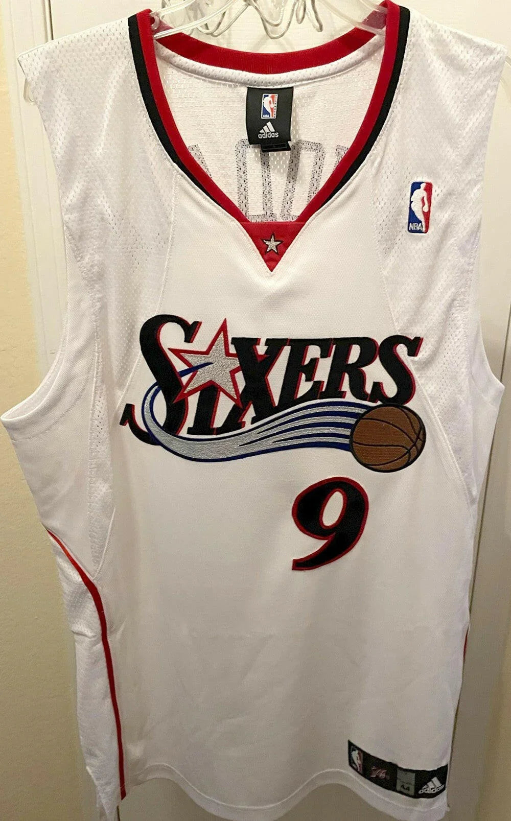 Andre Iguodala Philadelphia 76ers Adidas 2007-08 2008-09 game model jersey New - AutographsForSale.com