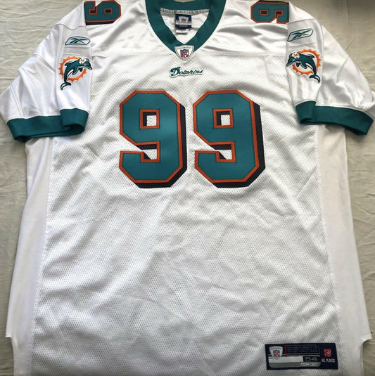 Jason Taylor Dolphins 2002 to 2007 Reebok game model jersey - AutographsForSale.com