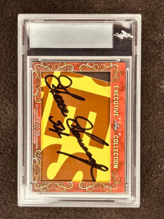 Trevor Hoffman & Goose Gossage 2018 Leaf Masterpiece Cut Signature certified signed card 1/1 JSA Padres - AutographsForSale.com