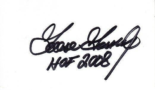 Goose Gossage signed blank business card inscribed HOF 2008 - AutographsForSale.com