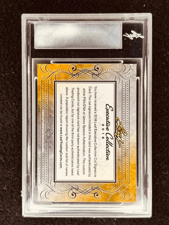 Archie Manning 2016 Leaf Masterpiece Cut Signature certified autograph card 1/1 JSA New Orleans Saints - AutographsForSale.com