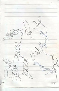 2001 Detroit Tigers Philadelphia Phillies team signed album page Ernie Harwell Jose Lima Bobby Abreu - AutographsForSale.com