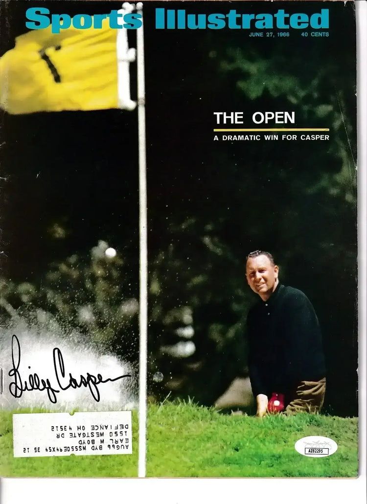 Billy Casper signed 1966 US Open Sports Illustrated magazine JSA - AutographsForSale.com