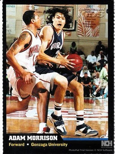 Adam Morrison Gonzaga 2006 SI for Kids Rookie Card - AutographsForSale.com