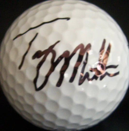 Troy Matteson signed 2011 Farmers Insurance Open tournament Used Titleist golf ball - AutographsForSale.com