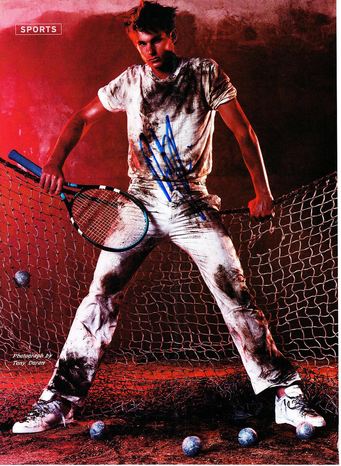Andy Roddick autographed Tennis magazine full page photo - AutographsForSale.com