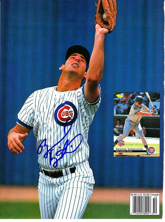 Brooks Kieschnick signed Cubs Beckett magazine cover photo - AutographsForSale.com