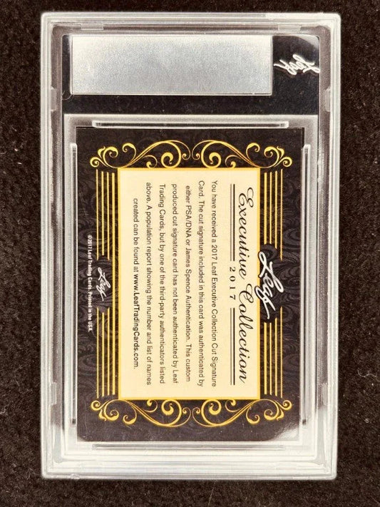 Jimmy Hart 2017 Leaf Masterpiece Cut Signature certified autograph card 1/1 JSA WWE - AutographsForSale.com