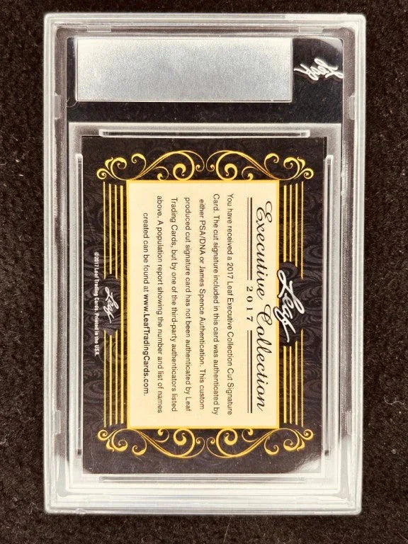 Jimmy Hart 2017 Leaf Masterpiece Cut Signature certified signed card 1/1 JSA WWE - AutographsForSale.com