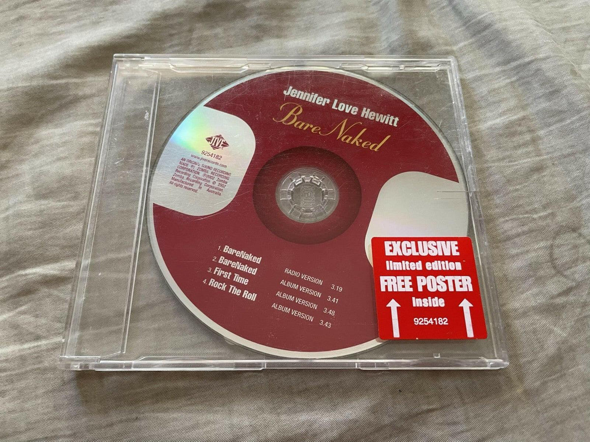 Jennifer Love Hewitt Bare Naked CD - AutographsForSale.com