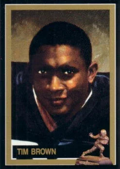 Tim Brown Notre Dame 1987 Heisman Trophy winner card - AutographsForSale.com