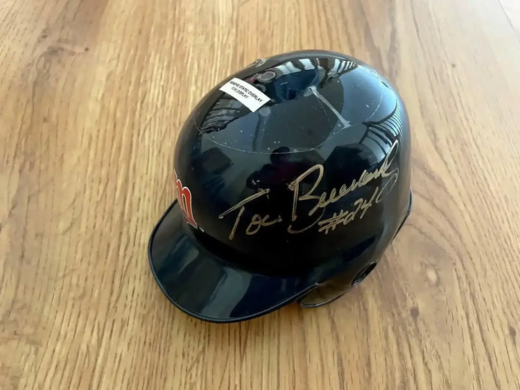 Tom Brunansky signed Minnesota Twins mini batting helmet - AutographsForSale.com