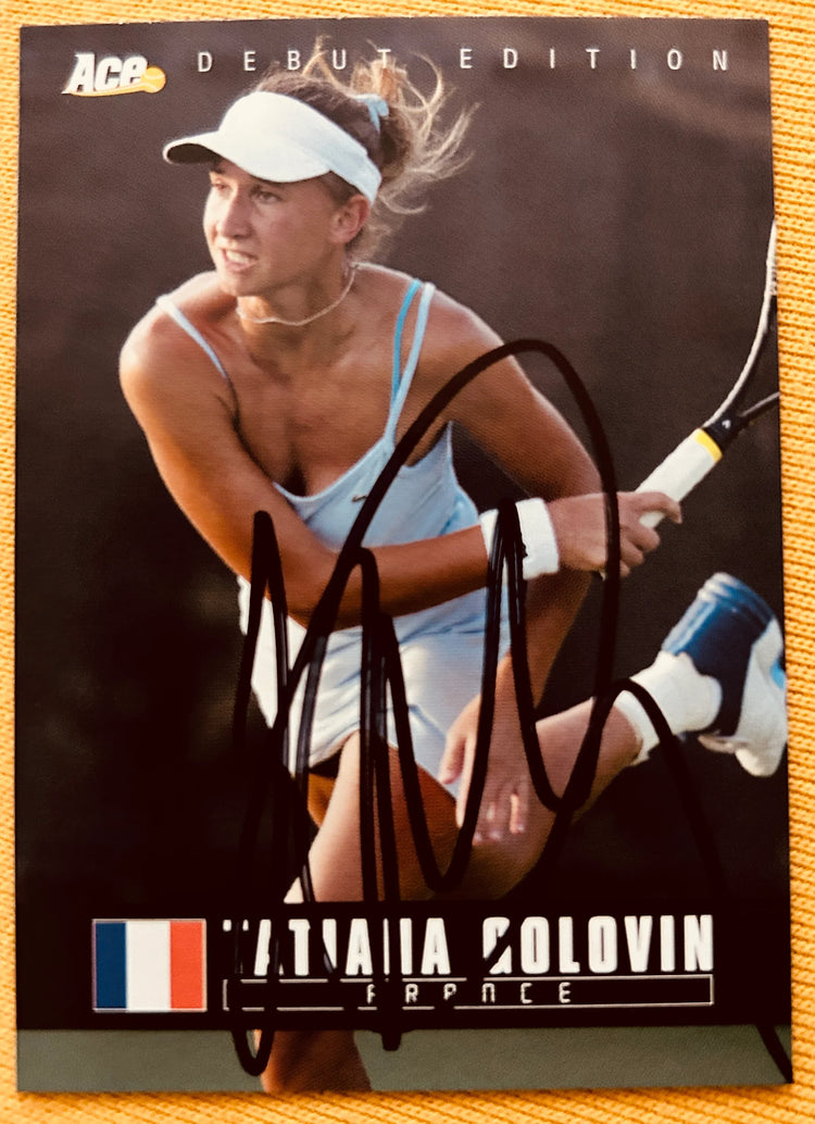 Tatiana Golovin autographed 2005 Ace Authentic tennis card - AutographsForSale.com