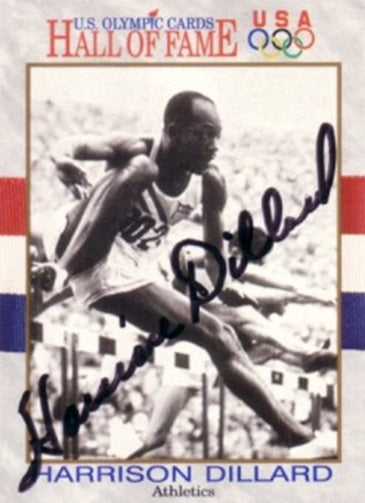Harrison Dillard autographed 1991 USA Olympic Hall of Fame card - AutographsForSale.com