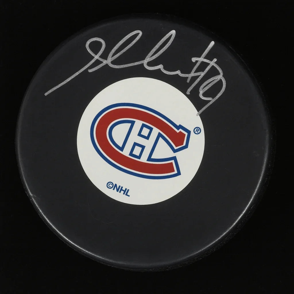 Henri Richard autographed Montreal Canadiens puck JSA - AutographsForSale.com