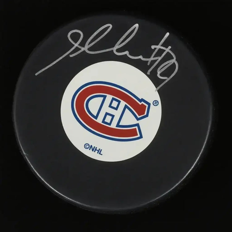 Henri Richard autographed Montreal Canadiens puck JSA - AutographsForSale.com