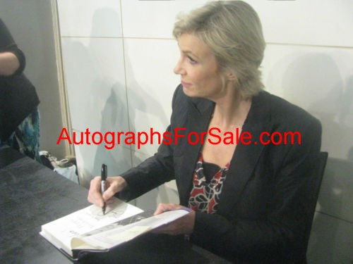 Jane Lynch autographed Happy Accidents hardcover first edition book