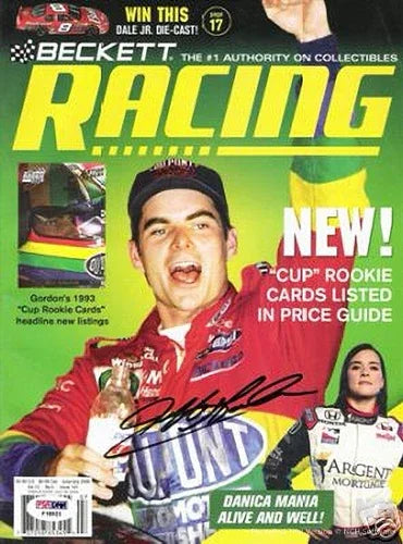 Jeff Gordon autographed 2006 Beckett Racing magazine PSA/DNA - AutographsForSale.com