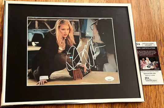 Jessica Alba signed Fantastic 4 8x10 movie photo framed JSA - AutographsForSale.com