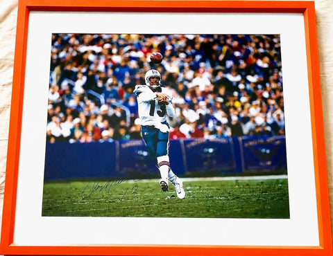Dan Marino signed Dolphins 16x20 poster or photo framed JSA - AutographsForSale.com