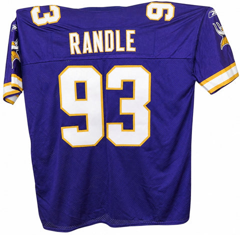 John Randle Minnesota Vikings Reebok purple jersey NEW - AutographsForSale.com