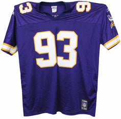John Randle Minnesota Vikings Reebok purple jersey NEW - AutographsForSale.com