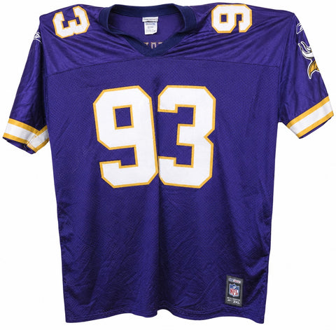 John Randle Minnesota Vikings Reebok purple jersey NEW - AutographsForSale.com
