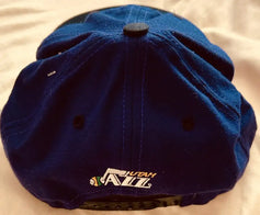 Utah Jazz purple & black New Era vintage snapback cap or hat - AutographsForSale.com