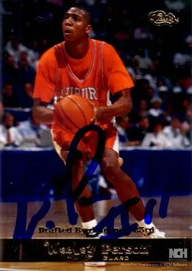Wesley Person autographed Auburn Tigers 1994 Classic card - AutographsForSale.com