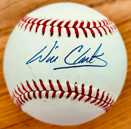 Will Clark signed Rawlings NL baseball JSA SF Giants - AutographsForSale.com