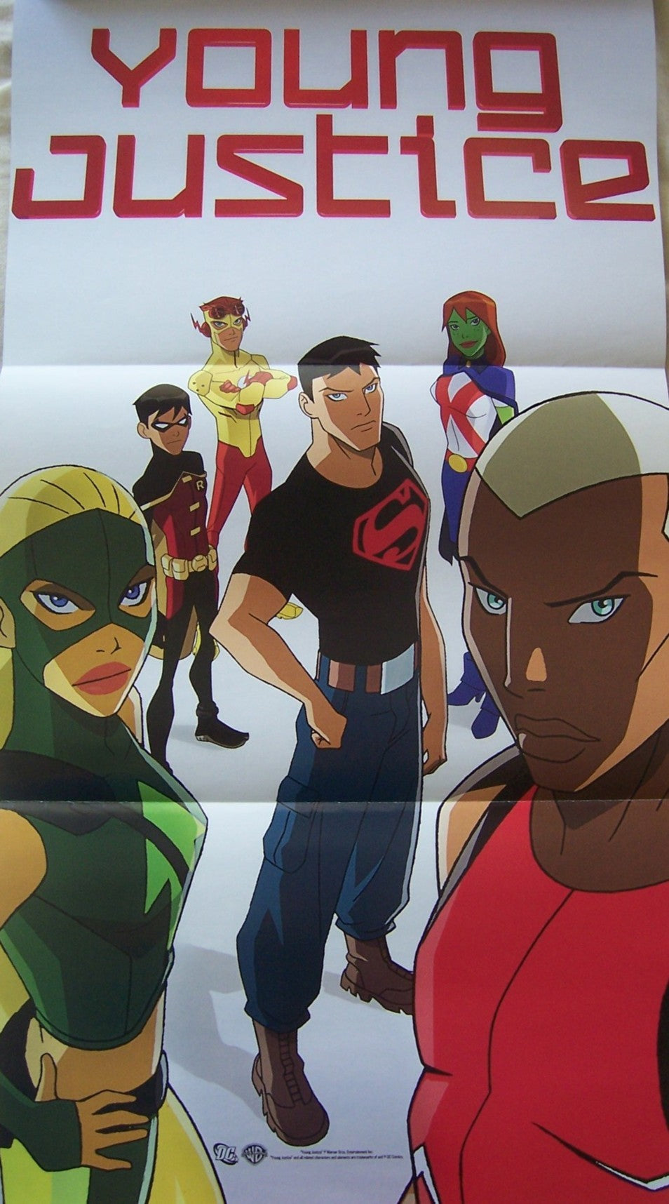 Thundercats and Young Justice 2011 Comic-Con double sided promo poster
