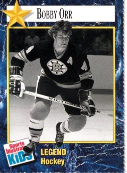 Bobby Orr Boston Bruins 1991 Sports Illustrated for Kids Legends hockey card