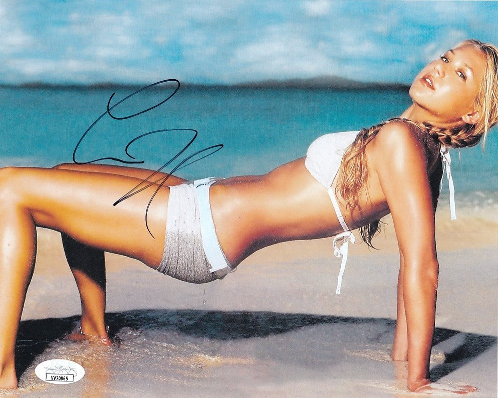 Anna Kournikova autographed sexy 8x10 swimsuit photo JSA