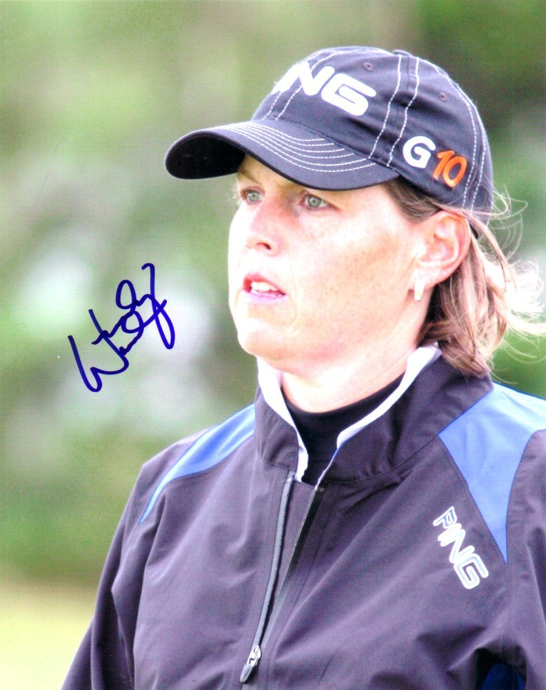 Wendy Ward autographed 8x10 golf photo