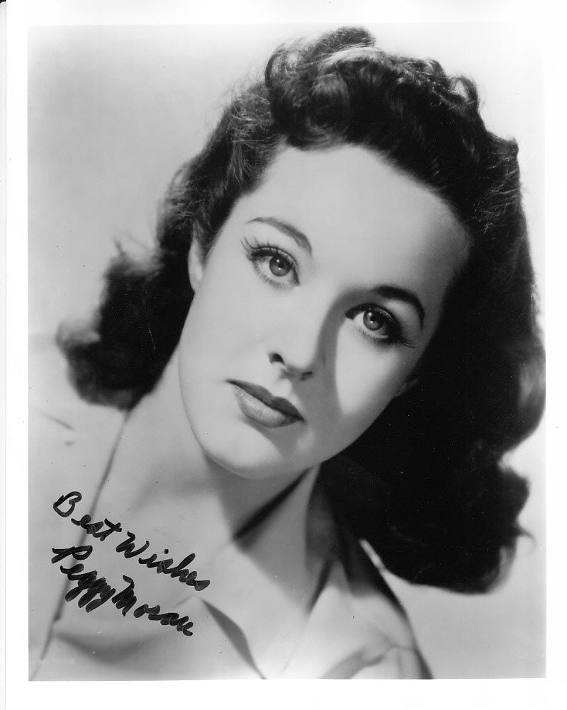 Peggy Moran autographed 8x10 black and white photo inscribed Best Wishes