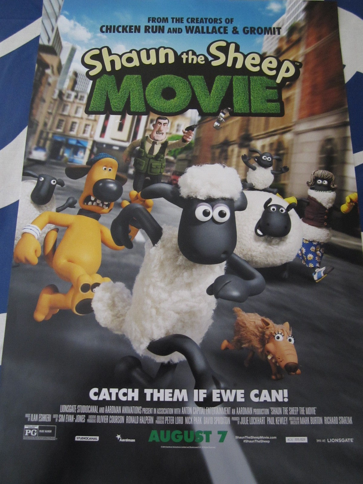 Shaun the Sheep set of 2 mini 2015 movie posters