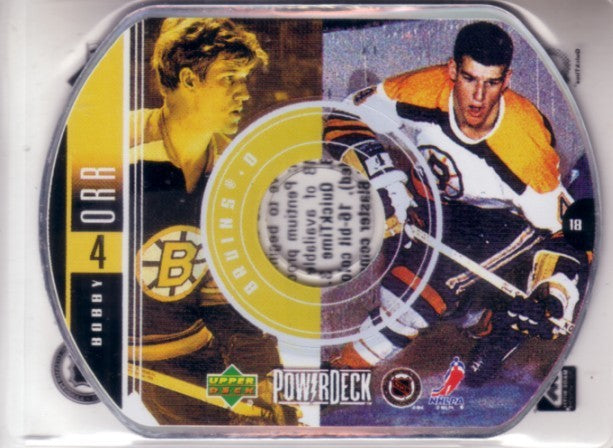 Bobby Orr 1999-2000 Upper Deck PowerDeck CD ROM Boston Bruins card