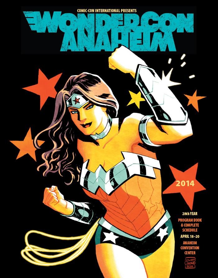 2014 Wondercon program magazine (Wonder Woman cover)
