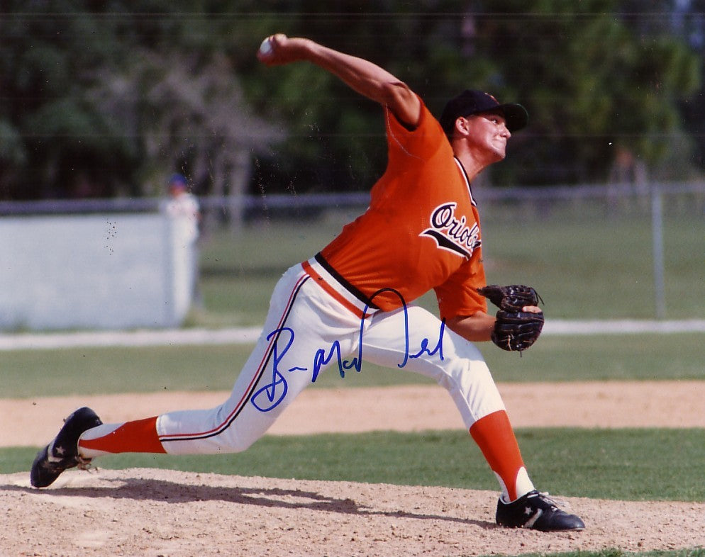 Ben McDonald autographed Baltimore Orioles 8x10 photo