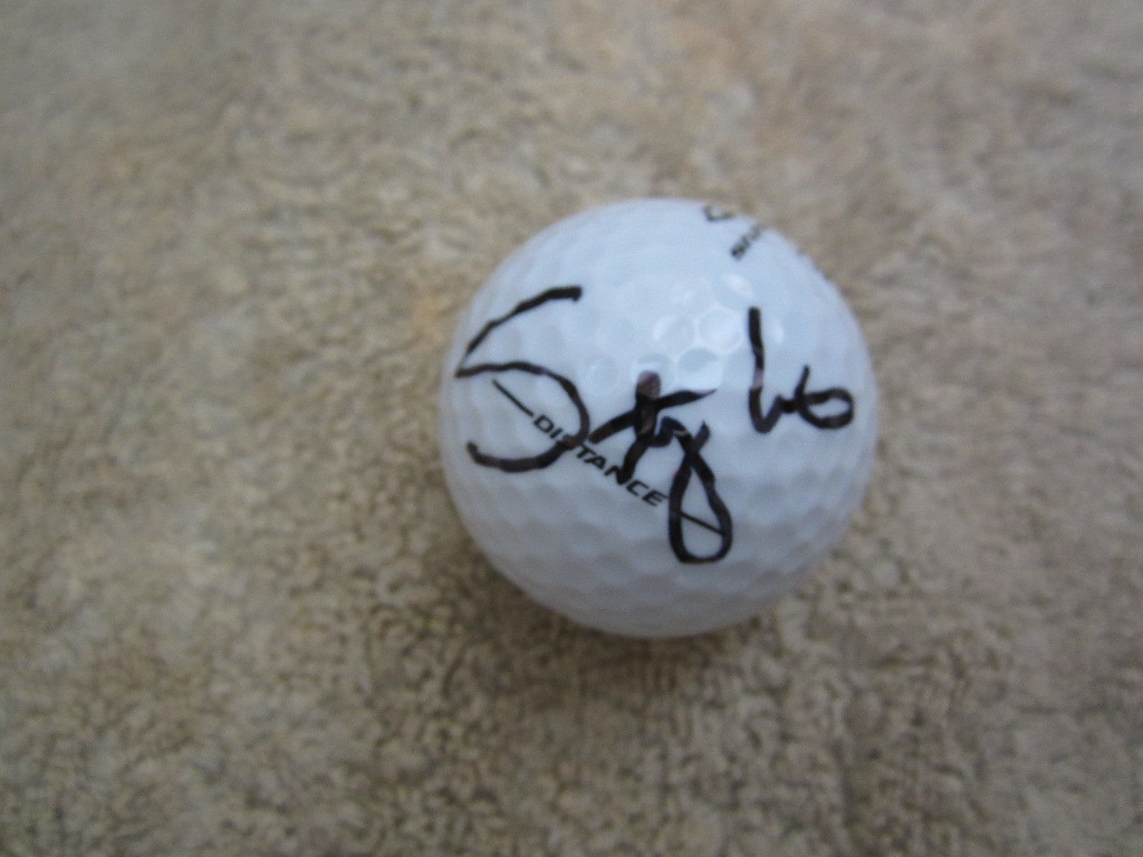 Stacy Lewis autographed golf ball