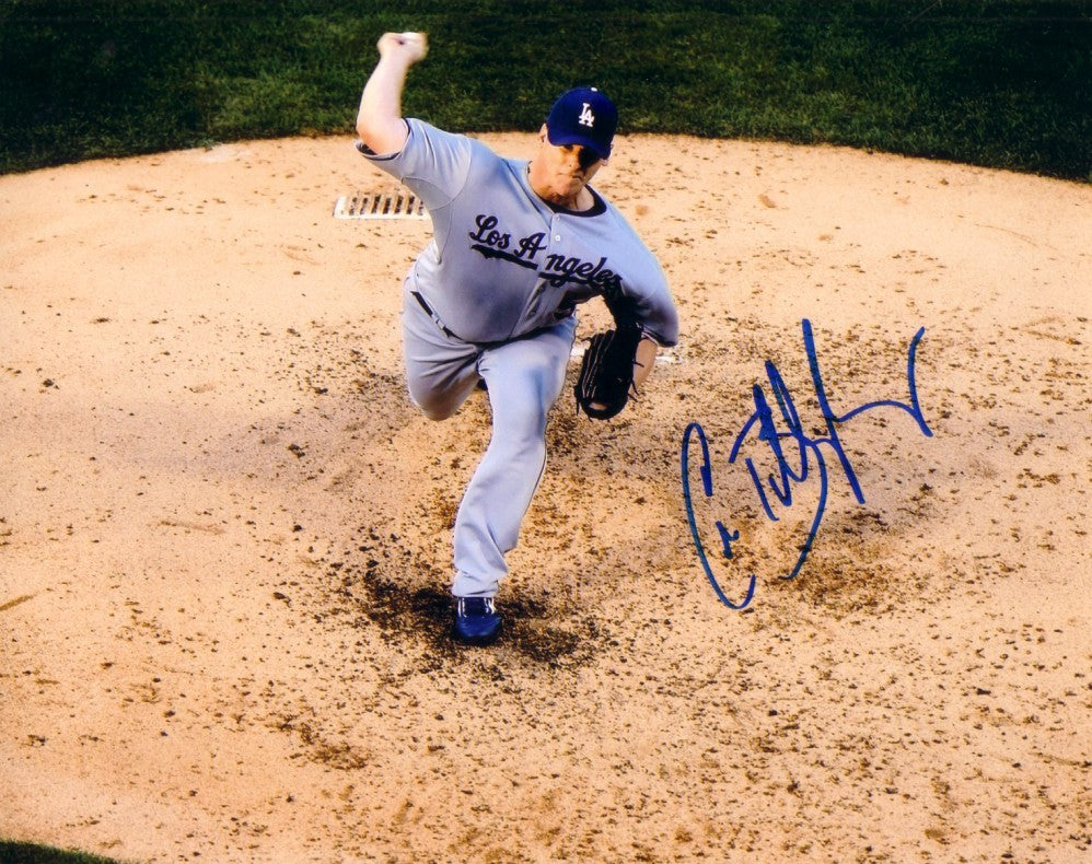 Chad Billingsley autographed Los Angeles Dodgers 8x10 photo