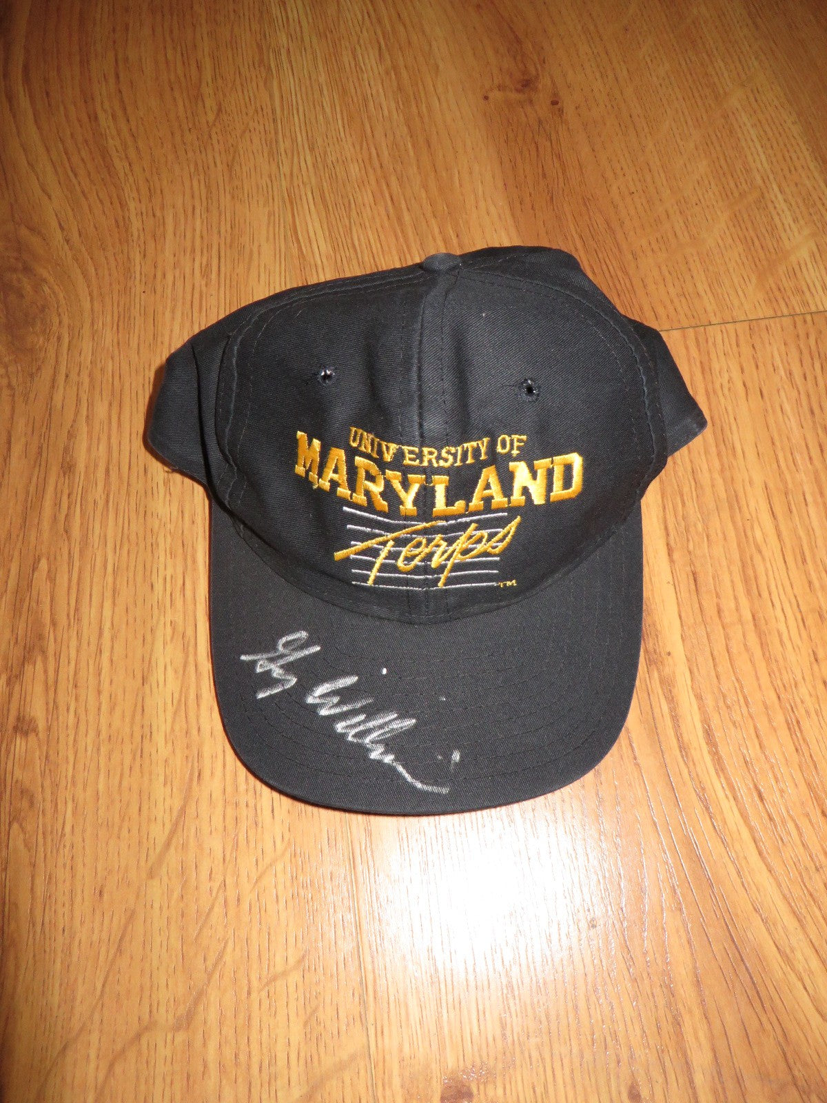 Gary Williams autographed Maryland Terrapins cap or hat